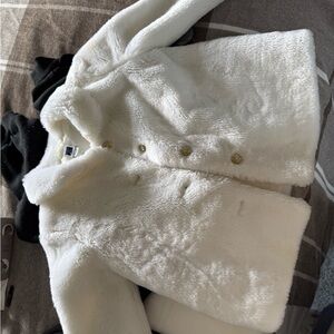 Janie and Jack White Pea Coat